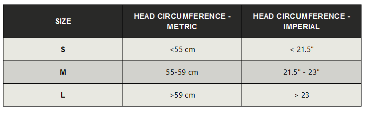 HUUB BALACLAVA 24 0 Grentabelle